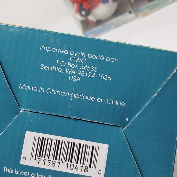 Vintage Traditions Set of 3 Glass Decoration Ornaments New in Box - Picture 7 of 9